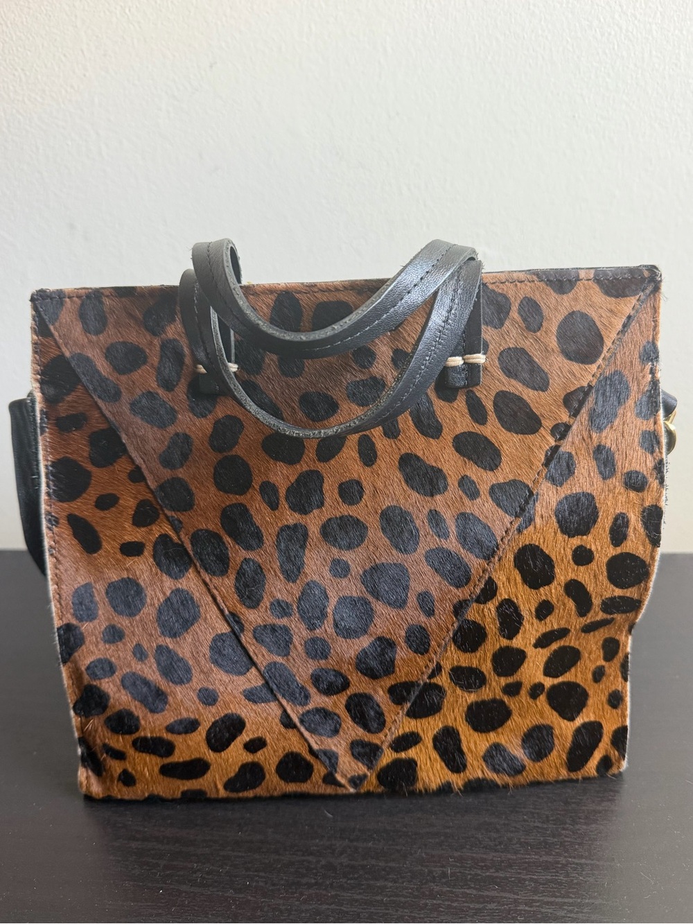 Clare V. Petit Simple Tote in Leopard Print